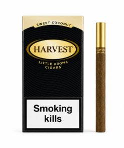 Harvest Sweet Coconut Little, Hindistan cevizi aroması ve yumuşak içimiyle premium aromatik sigara deneyimi sunuyor.