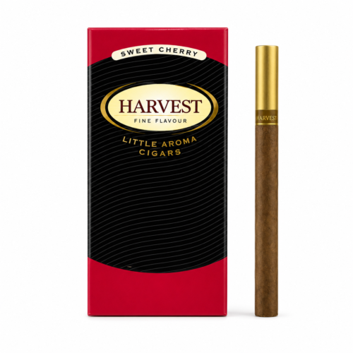 Harvest Super Slim Sweet Cherry, kiraz aroması ve superslim tasarımıyla yumuşak içimli premium aromatik sigara deneyimi sunuyor.