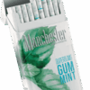 Manchester Superslims Gum Mint naneli sakız aromalı superslim sigara paket görseli