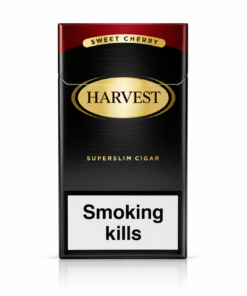 Harvest Super Slim Sweet Cherry, kiraz aroması ve superslim tasarımıyla yumuşak içimli premium aromatik sigara deneyimi sunuyor.