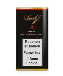 Davidoff Malawi Dark Cavendish premium aromatik pipo tütünü paket görseli