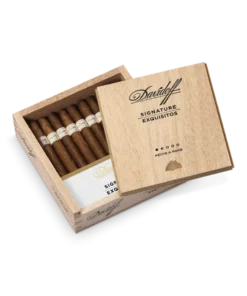 Davidoff Signature Exquisitos kısa ama etkili yapısıyla dikkat çeker, sipariş ver orijinal puro satın al ve hafifliğin zarafetle buluştuğu noktayı keşfet