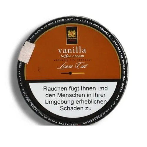 Mac Baren Vanilla Toffe Cream Pipo Tütünü | Orijinal Puro