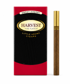 Harvest Super Slim Sweet Cherry, kiraz aroması ve superslim tasarımıyla yumuşak içimli premium aromatik sigara deneyimi sunuyor.