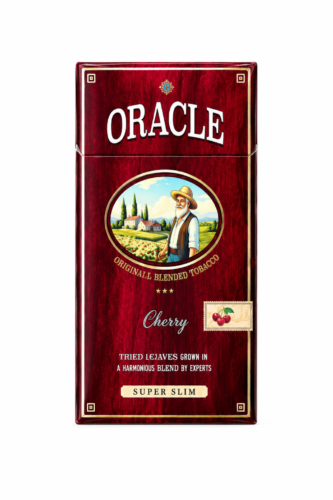 Oracle Cherry Superslim Sigara, kiraz aroması ve superslim tasarımıyla yumuşak içimli premium aromatik sigara deneyimi sunuyor.