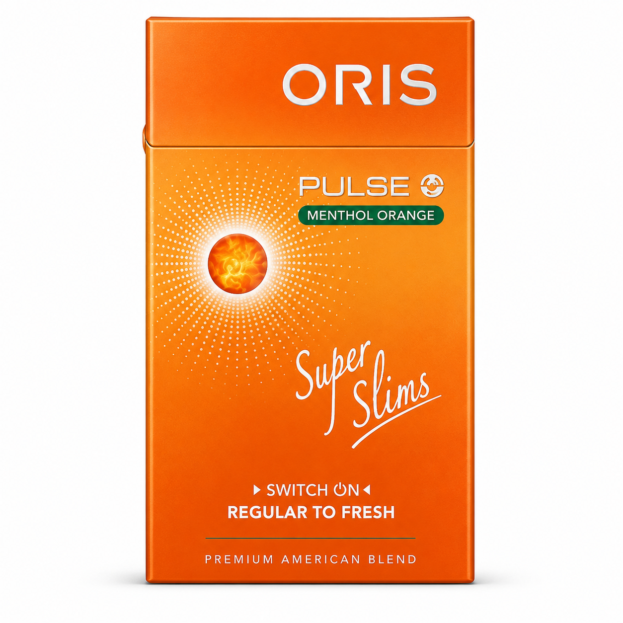 Oris Pulse Menthol Orange Sigara, portakal aroması ve mentol ferahlığını bir araya getirerek premium aromatik sigara deneyimi sunuyor.