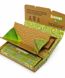 Greengo Tekli Sarma Kağıdı 1 1/4, %100 doğal ve ağartılmamış yapısıyla kaliteli ve çevre dostu sarma deneyimi sunuyor.