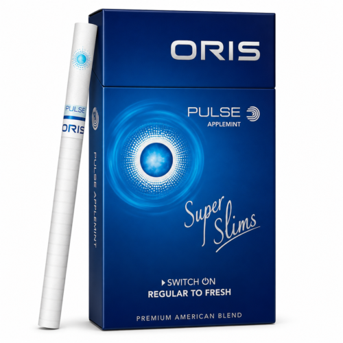Oris Pulse Apple Mint, elma aroması ve mentol ferahlığını bir araya getirerek premium aromatik sigara deneyimi sunuyor.