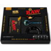 RAW Premium 5 Parça Pipo Smoking Set, pipo, metal grinder, küllük ve saklama ekipmanlarıyla premium kullanım deneyimi sunar.